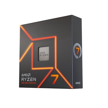 Ryzen 7 7700X AM5 Desktop CPU 8-Core 16-Thread Unlocked Processor, High Performance for Gaming, Streaming & Multitasking