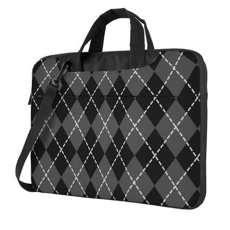 Black Seamless Laptop Bag, 13 inch Laptop or Tablet, Business Casual Laptop Bag