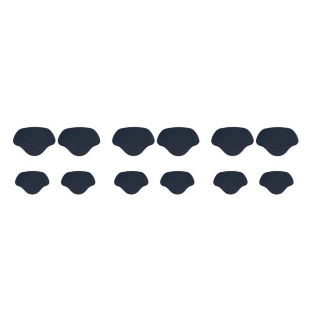 kurtrusly Adjustable Shoe Heel Pad Insoles for High Heels Customizable Heel Repair Stick black 3Set