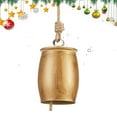 thumbnail image 4 of Shoreew Rustic Bell Christmas Ornament Vintage Metal Decorative Bell Large Hanging Cow Bell Decoration for Mantel Table Centerpiece Winter Tree Garland Decor, 4 of 7