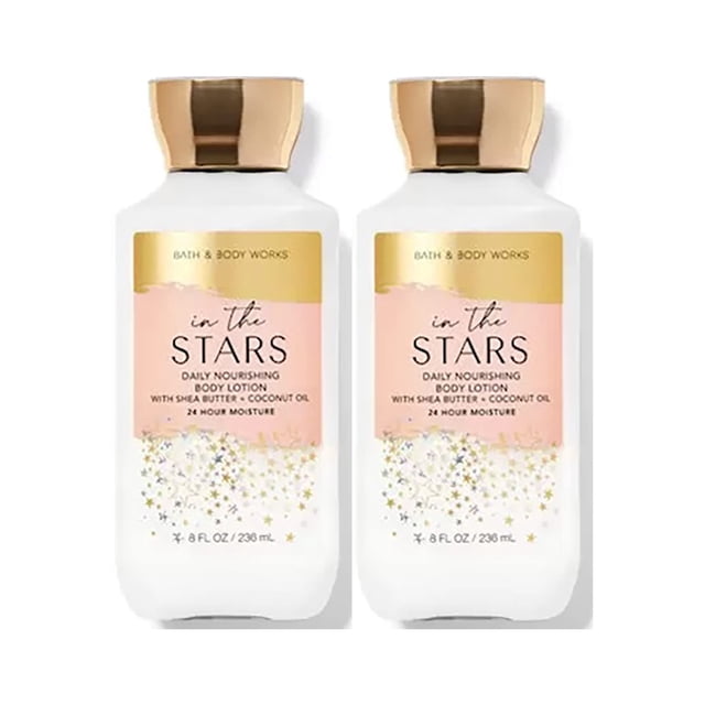 Loción Bath & Body Works Into The Stars 236 ml, paquete de 2