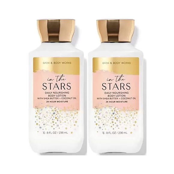 Loción Bath & Body Works Into The Stars 236 ml, paquete de 2