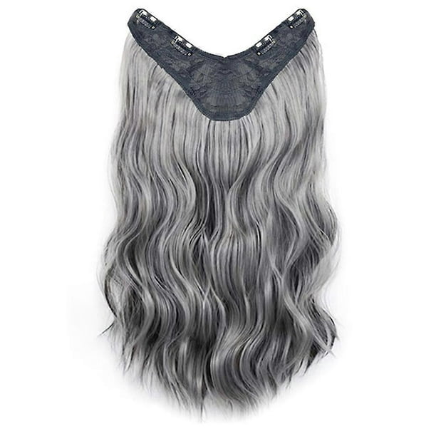 Women's One Piece Clip Long Wavy Hair Extension DIY Styling Wig Hair Accessories for Wedding Birthday