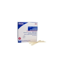 Dukal Non-Sterile Tongue Depressors, 6" Wood - Box of 500