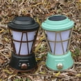 thumbnail image 3 of Transemion Lantern Outdoor LED Tent Lamp Flashlight Solar Rechargeable Adjustable Emergency Handheld Night Safety Light Torch Green, 3 of 6