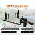 thumbnail image 2 of KFFKFF Weight Distribution Hitch, 1,500 lbs Weight Distributing Hitches Kit with Sway Control for Trailer, 2-In Solid Steel Shank, 2-5/16 in Alloy Steel Ball, Powder Coated Load Leveling Hitch, Black, 2 of 9