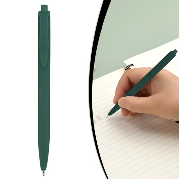 1 Pack Retractable Silent Gel Pens,Blackish Green Barrel, Medium Point (0.5mm), Quick Dry Blackish Green Gel Ink Pens for Home, Office, Journaling, Writing, Note-Taking, Teacher Supplies