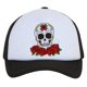 thumbnail image 1 of Candy Skull and Roses Black Trucker Malla Snapback Sugar Skull Sombrero del camionero, 1 of 1