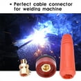 thumbnail image 2 of Conector de cable de soldadura, 1 pieza DKJ10-25 Conector de cable de conexión rápida europeo rojo Conector de cable DKJ Muy versátil, 2 of 8