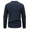 thumbnail image 4 of hotojiny Men's Cardigan Sweater Soft Warm Cable Knit V Neck Button up Sweaters Casual Long Sleeve Knit Coat with Pockets, 4 of 4