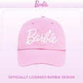 thumbnail image 3 of Barbie Baseball Cap for Women ? Soft Cotton Womens Cap with Curved Brim ? Adjustable Snapback Hot Pink Baseball Cap, 3 of 4