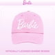 thumbnail image 3 of Gorra de béisbol Barbie a la moda para niñas, gorra de algodón rosa para niñas de 5 a 13 años, gorra ajustable con cierre a presión para el patio de recreo, viajes, uso diario, 3 of 4