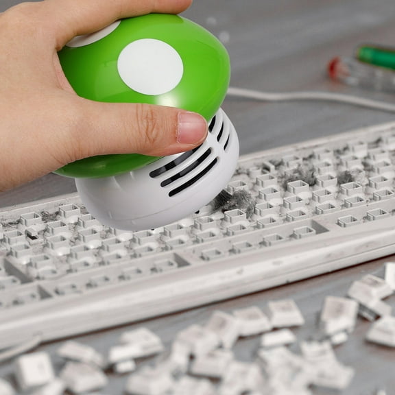 RUNROTOO Desk Vacuum Cleaner Mini 1Set Portable Desktop Vacuum Cleaner For Crumbs Removal In Kitchen