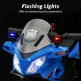 thumbnail image 6 of Hikiddo 6V Kids Motorcycle, Electric Ride on Toys Police Motorcycle for Toddlers with Music, Training Wheels, 6 of 8