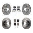 thumbnail image 1 of Transit Auto Front Rear Disc Brake Rotors and Ceramic Pads Kit for Car 2003-2005 Mercedes-Benz C240 Wagon with RWD K8T-101224, 1 of 11