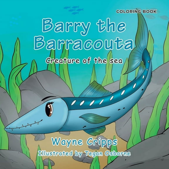 Barry the Barracouta: Coloring Book Edition, (Paperback)