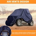 thumbnail image 4 of Housse UTV pour Polaris RZR Turbo R Sport/Ultimate/Premium 2 Places Imperméable Protection Solaire Pluie Extérieure 210D-PU Bleu Marine 127.95"Lx74.02"Wx74.41"H, 4 of 6