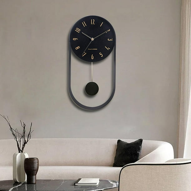 Reloj de pared de que no hace tictac, con pilas, relojes de pared