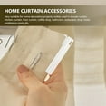 thumbnail image 3 of 25pcs Curtain Rod Hooks Plastic Adjustable Drapery Curtain Tape Clip Hook Hanging Hook, 3 of 9