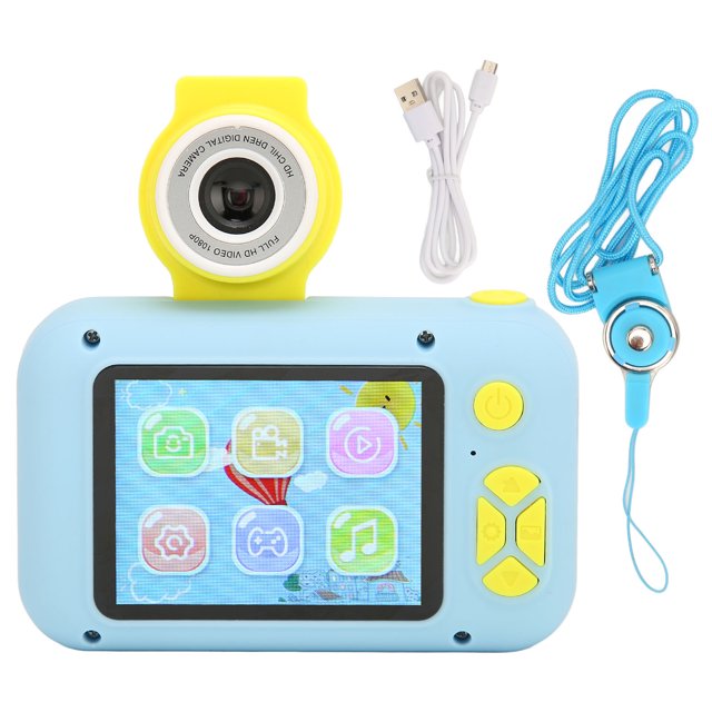 Cámara digital para niños, cámara digital para niños de 2,4 pulgadas, cámara multifuncional para niños, electrónica para niños diseñada para precisión