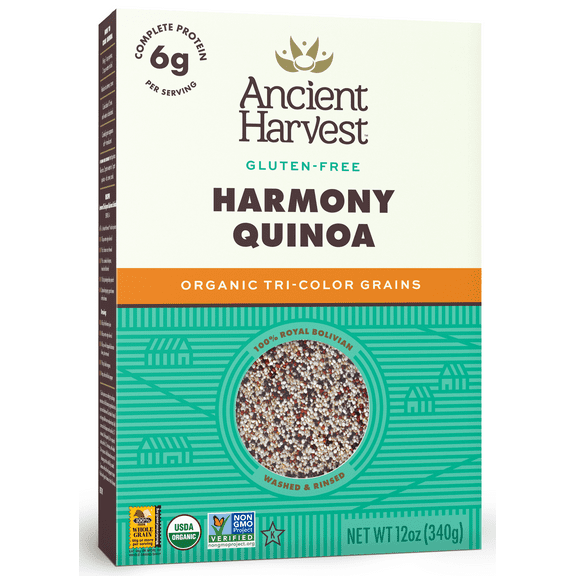 Ancient Harvest Harmony Tri-Color Blend Quinoa, 12 oz (Pack of 12)