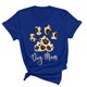 thumbnail image 1 of Fiudx Ofertas de La Semana Tops con Estampado de Moda para Mujer, Blusa de Manga Corta, Camisetas Divertidas con Cuello Redondo, 1 of 3