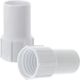 thumbnail image 1 of Pool Cleaning Water Pipe Joint 2Pc Pool Hose Cuff Threaded Hose Cuff For Swimming Pool Vacuum Hose Connects The Vacuum Head To The Vacuum Inlet Made Of Highly ABS Plastic White, 1 of 6