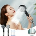 thumbnail image 3 of Upgrade High Pressure 5-Mode Filtered Shower Head, HydroBoost Shower Head with Filters for Hard Water, Filtered Handheld Showerhead, Powerful Flow & Water Saving Bathing for Home Gym Use, 3 of 7