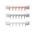 thumbnail image 4 of Wosthever Soporte de gancho de almacenamiento de cocina de alta calidad, 6 ganchos, soporte de pared para puerta, colgador para cuchara, cuchara, Juegos de accesorios de baño gris, 4 of 6