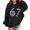 N13-Black, variant on NAFUU Girls Sweatshirt Casual 67 Hoodie For Kids Casual Hooded Sweatshirts Long Sleeve Pullover Top With Pocket Trendy Clothes School Wear 18-24 Months