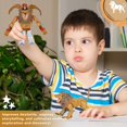 thumbnail image 5 of Forest & Twelfth Jungle Animal Toys Small - Figura de acción transformadora - Cambia de un juguete animal detallado a un juguete robot único en segundos - Gran regalo para niñas y niños (león de 4 pul, 5 of 5