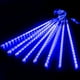thumbnail image 1 of Luces LED impermeables de lluvia de meteoritos, cadena de luces de hadas que cae, para Navidad, vacaciones, fiesta, decoración de Patio, 30/50CM, 1 of 4