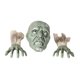 thumbnail image 1 of 3 unids/set decoraciones de jardín césped Zombie cabeza y brazos ornamental accesorios de fotografía de miedo Sunnimix, 1 of 8