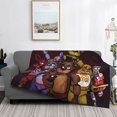 thumbnail image 5 of Lsque Five Nights At Freddy'S Print Flannel Throw Blanket, Ultra-soft Blanket for Bed, Couch, Car, Hypoallergenic Anti-pilling blanket-40"x30", 5 of 8