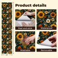 thumbnail image 4 of Peel and Stick Wallpaper Contact Paper Honeycomb Bee Sunflower Floral Yellow Botanical Flower Honeycomb Self Adhesive and Removable 23.6in x 118in, 4 of 8