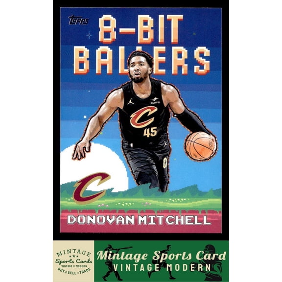 2025-26 Topps Donovan Mitchell #8B-11 8-Bit Ballers