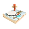 thumbnail image 3 of Tambor de madera para niños, instrumento musical, juguete educativo sensorial para niños pequeños Estilo B, 3 of 9