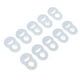 thumbnail image 1 of Corrector De Uñas Encarnadas, Reduce La Hinchazón, Resistente Al Estiramiento, 10 Piezas De Anillo Corrector De Uñas De Los Pies, Ajuste Seguro De Silicona Para El Cuidado De, 1 of 7