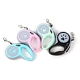 thumbnail image 3 of 3m 5m Laisse pour Chien en Nylon Automatique Rétractable Durable Plomb pour Chat Extension Chiot Marche Course Traction Roulette pour Petits Chiens, 3 of 7