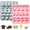 D(2 Pcs), variant on 2 Pcs Heart Chocolate Molds, 10-Cavity Love Rose Shape Molds, Non-Stick Baking Molds for DIY Handmade Soap Candles Jello Candy Gummy Ice Cubes