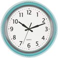 thumbnail image 2 of KY Products Black Wall Clock Retro Silent Non Ticking 12 Inch Round Battery Operated Quality Quartz Easy to Read for Home Kitchen Office Classroom School Clocks Sweep Movement Vintage Décor, 2 of 7