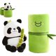 thumbnail image 1 of Animal de peluche de panda, 9,8 peluches de oso panda de peluche que sostienen bambú, lindos juguetes de peluche de panda en bambú, regalos para niños y niñas WUU, 1 of 5