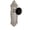 Satin Nickel, variant on Grandeur 852543 Grande Victorian Solid Brass Rose Passage Door Knob Set - Brass
