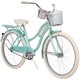 24 huffy nel lusso women's cruiser bike mint green