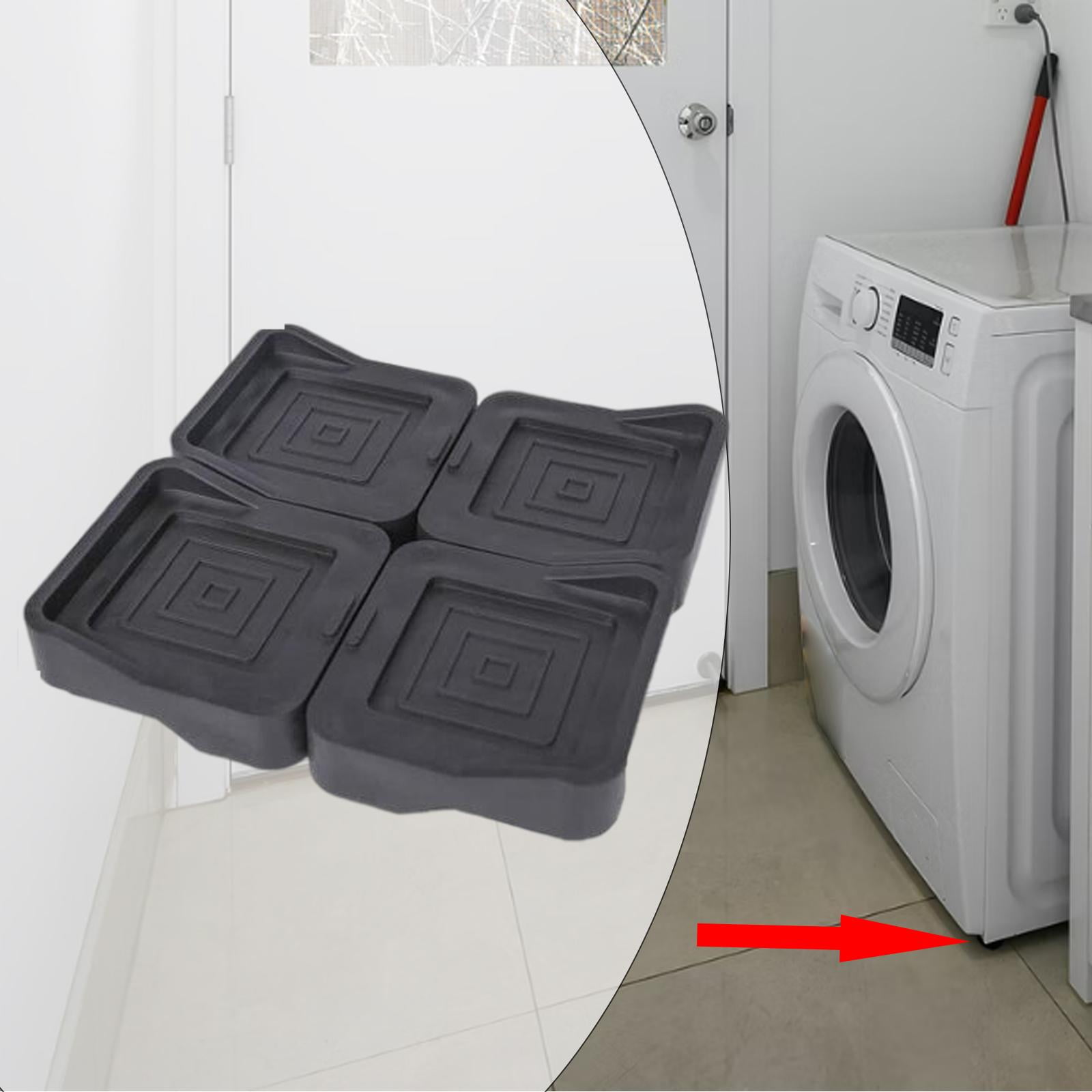 4Pcs Vibration Washer Feet Pads Shock Absorption Noise Reduction Stable Washing Machine Base Skid Wear Resistant Universal Durable