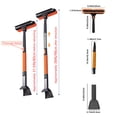 thumbnail image 4 of Drasry Snow Brush Ice Scraper Tool Portable 3 in 1 Detachable Snow Removal Kit, 4 of 9