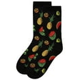 thumbnail image 6 of MeMoi Tropical Fruit Bamboo Blend Crew Socks - Womens - Female, One Size, Confetti Pink, 6 of 8