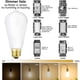 thumbnail image 4 of Bombilla LED Leools E26, regulable, sin parpadeo, 6 W, 600 lm, 2700 K, 4 of 9