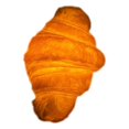 thumbnail image 2 of Croissant Night Light Lámpara LED decorativa con forma de pan que funciona con pilas para la ventana de la tienda de panadería casera Vhermosa LKX-1199, 2 of 7