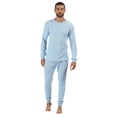 thumbnail image 3 of Regatta - Camiseta Interior de Manga Larga para Hombre (Azul), 3 of 3